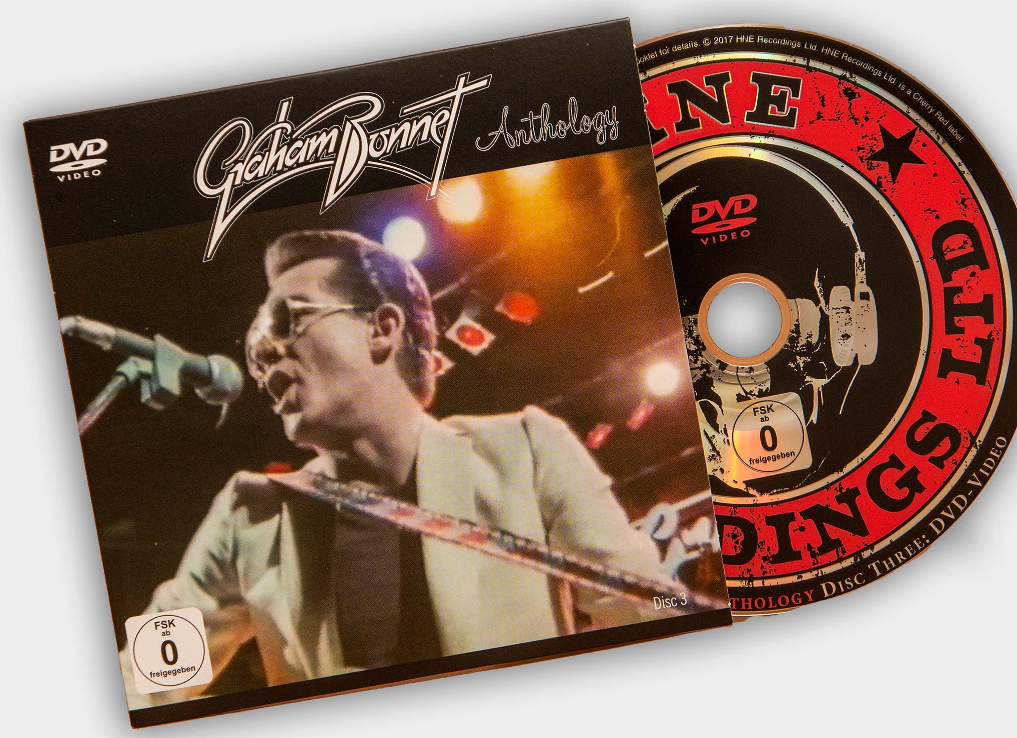 Graham Bonnet DVD in card wallet