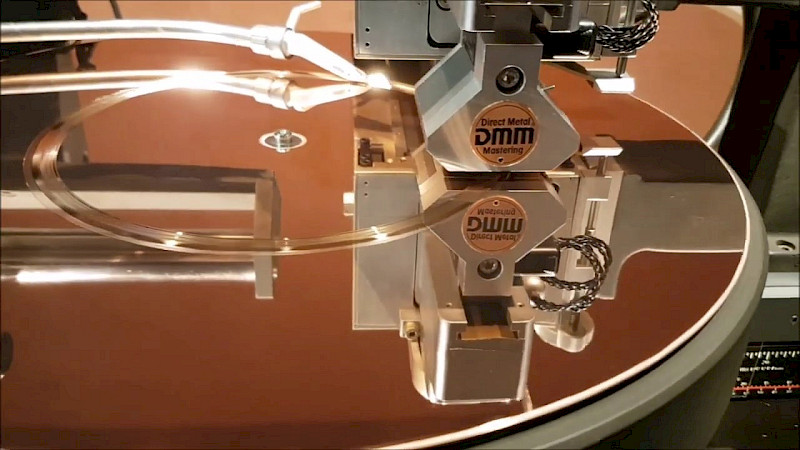 Direct Metal Mastering (DMM) cutting lathe