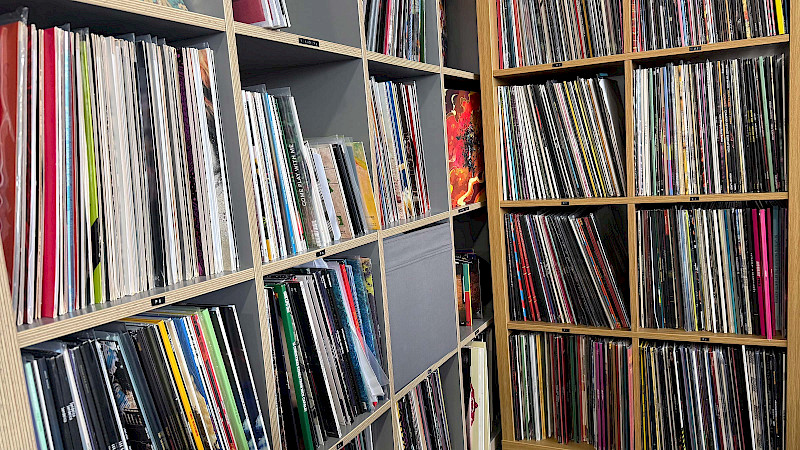 Always store vinyl records vertically.